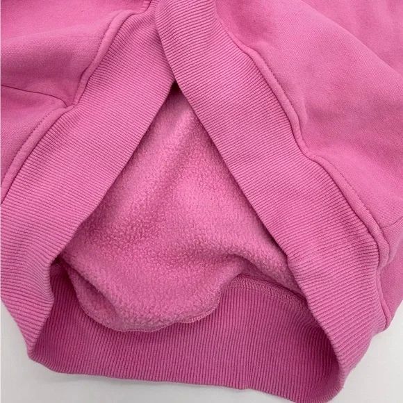 White Fox Pink Hoodie “White Fox Season” Embossed Logo Size S/M Oversized - Picture 7 of 10